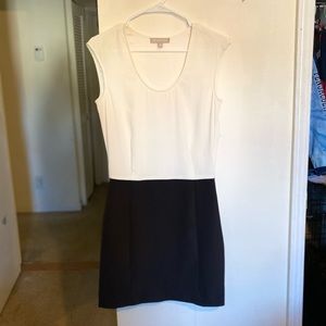 Banana Republic White/Black Dress